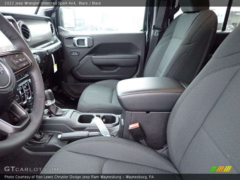 Black / Black 2022 Jeep Wrangler Unlimited Sport 4x4