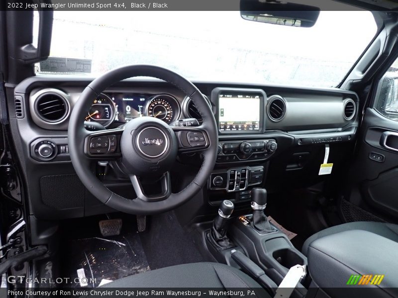  2022 Wrangler Unlimited Sport 4x4 Black Interior