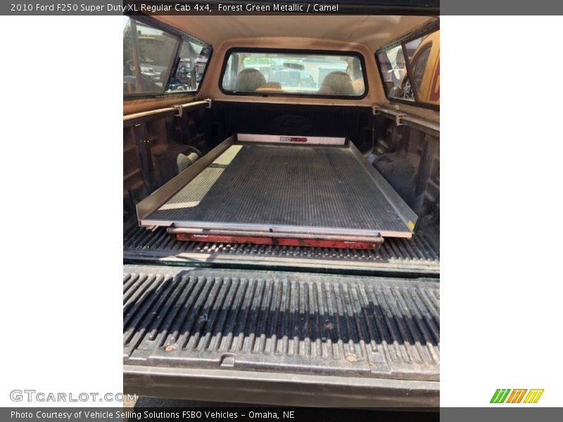Forest Green Metallic / Camel 2010 Ford F250 Super Duty XL Regular Cab 4x4