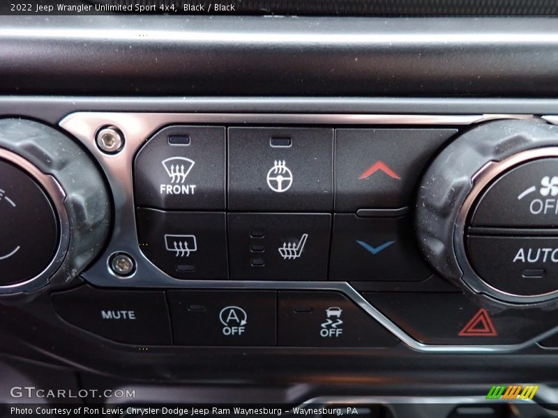 Black / Black 2022 Jeep Wrangler Unlimited Sport 4x4