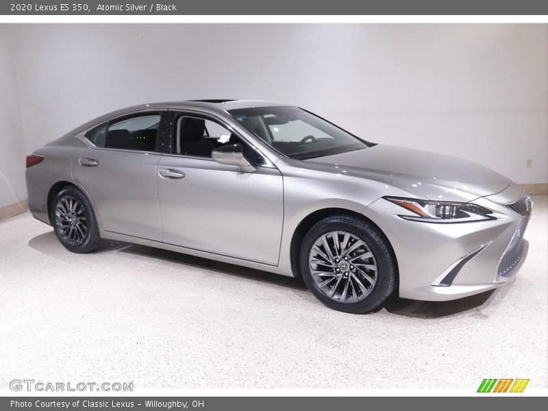 Atomic Silver / Black 2020 Lexus ES 350