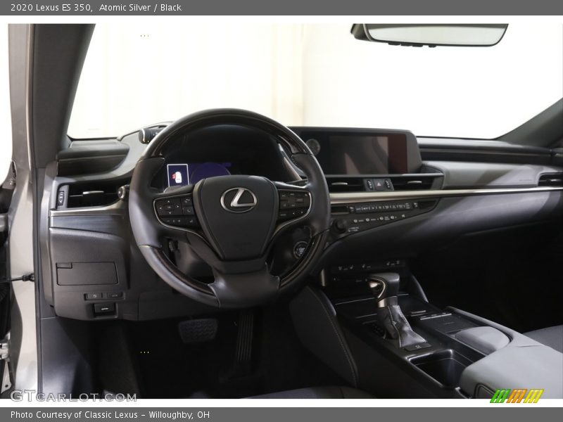 Atomic Silver / Black 2020 Lexus ES 350