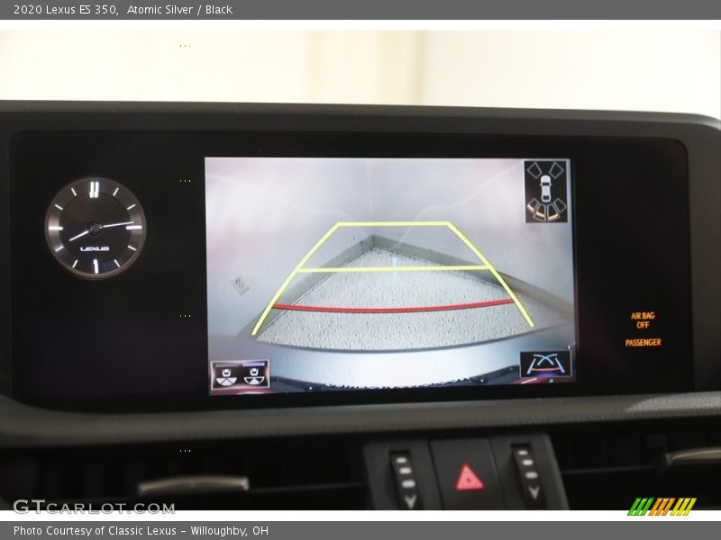 Atomic Silver / Black 2020 Lexus ES 350