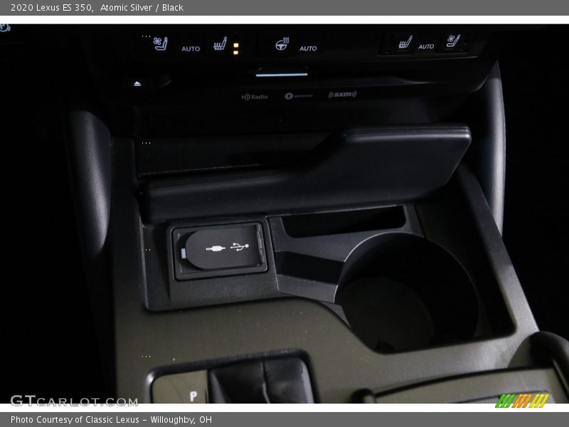Atomic Silver / Black 2020 Lexus ES 350