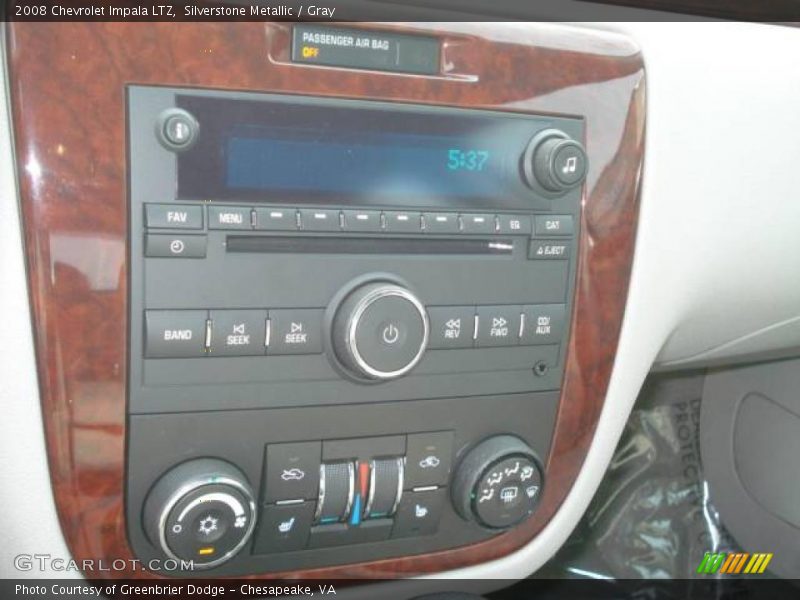 Silverstone Metallic / Gray 2008 Chevrolet Impala LTZ