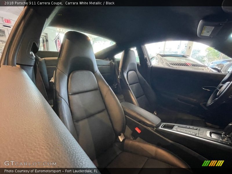 Carrara White Metallic / Black 2018 Porsche 911 Carrera Coupe