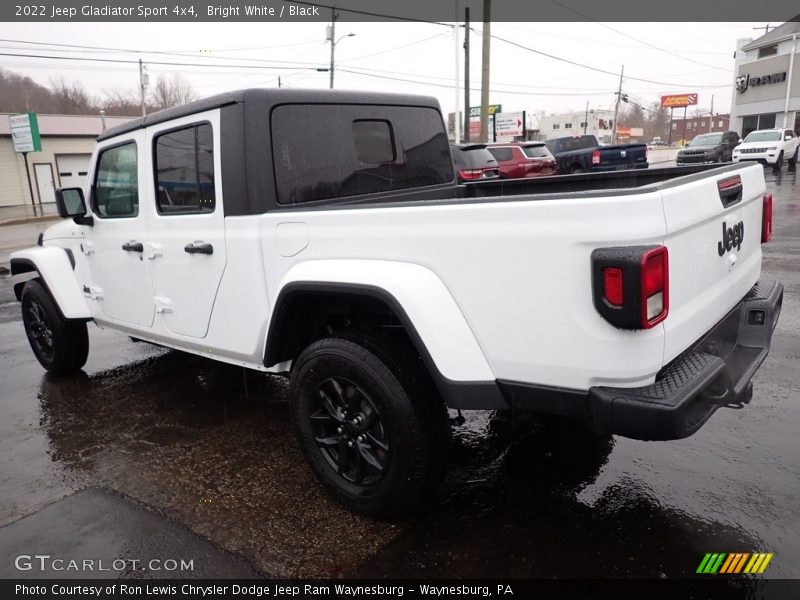 Bright White / Black 2022 Jeep Gladiator Sport 4x4