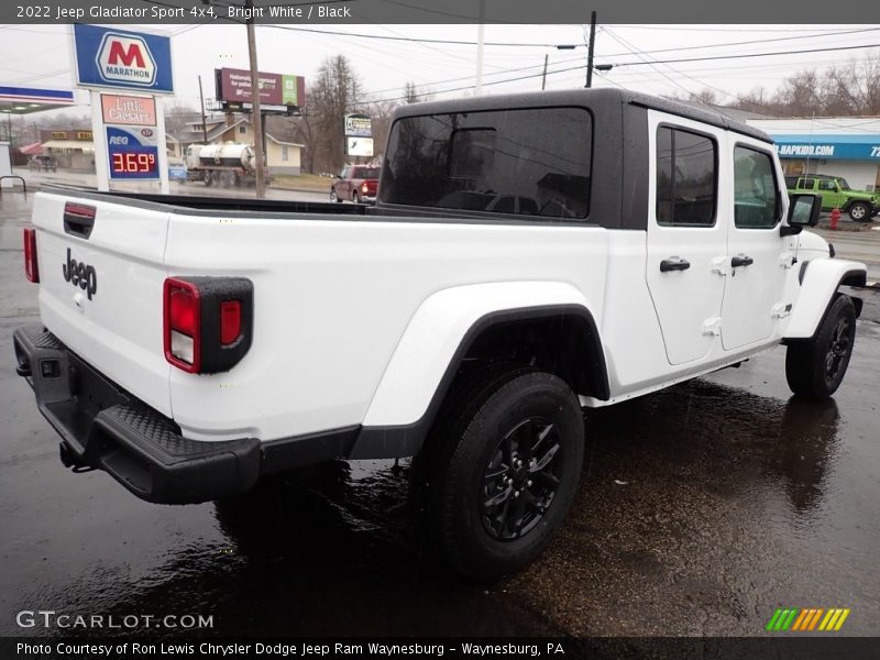 Bright White / Black 2022 Jeep Gladiator Sport 4x4