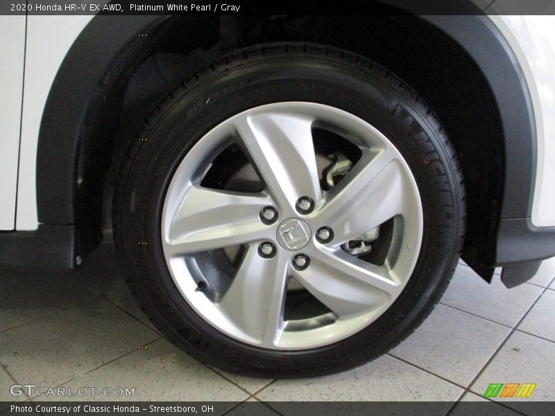 Platinum White Pearl / Gray 2020 Honda HR-V EX AWD