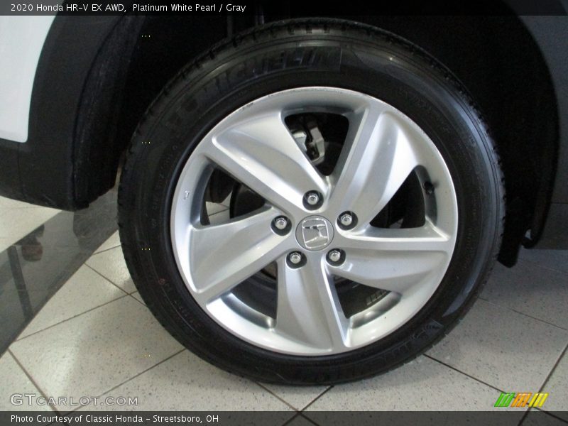 Platinum White Pearl / Gray 2020 Honda HR-V EX AWD