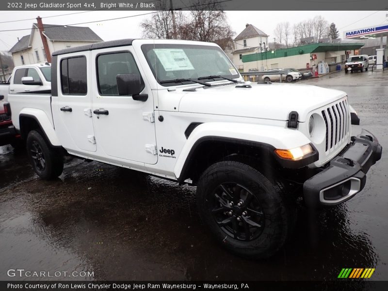 Bright White / Black 2022 Jeep Gladiator Sport 4x4