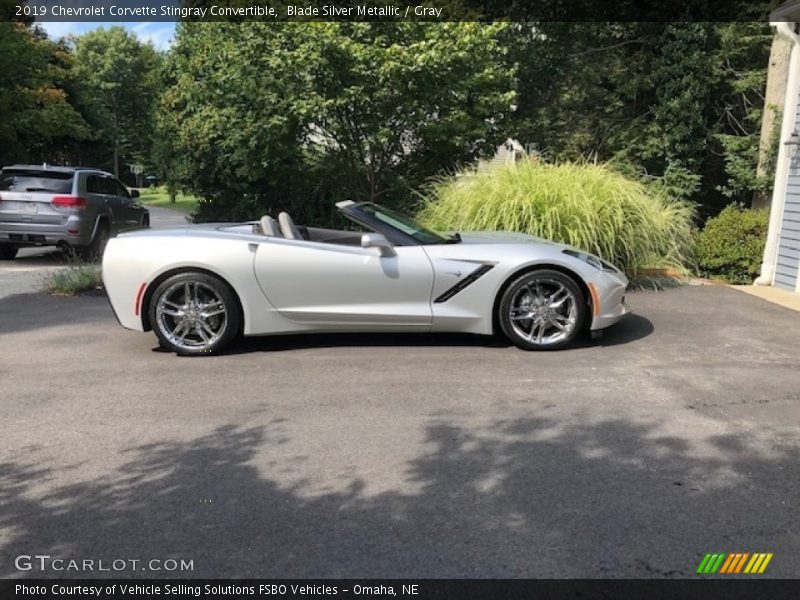  2019 Corvette Stingray Convertible Blade Silver Metallic