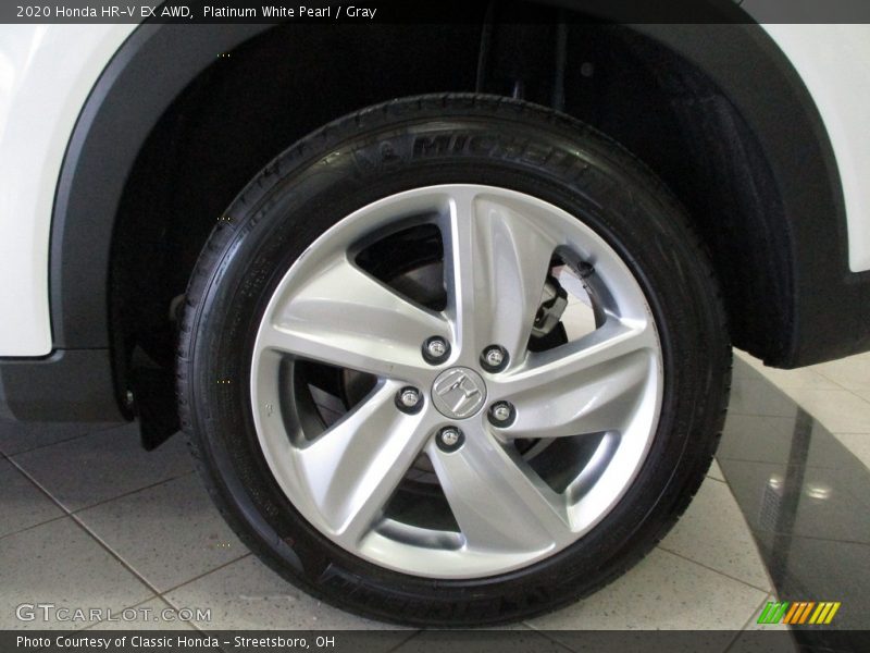 Platinum White Pearl / Gray 2020 Honda HR-V EX AWD