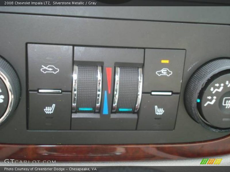Silverstone Metallic / Gray 2008 Chevrolet Impala LTZ