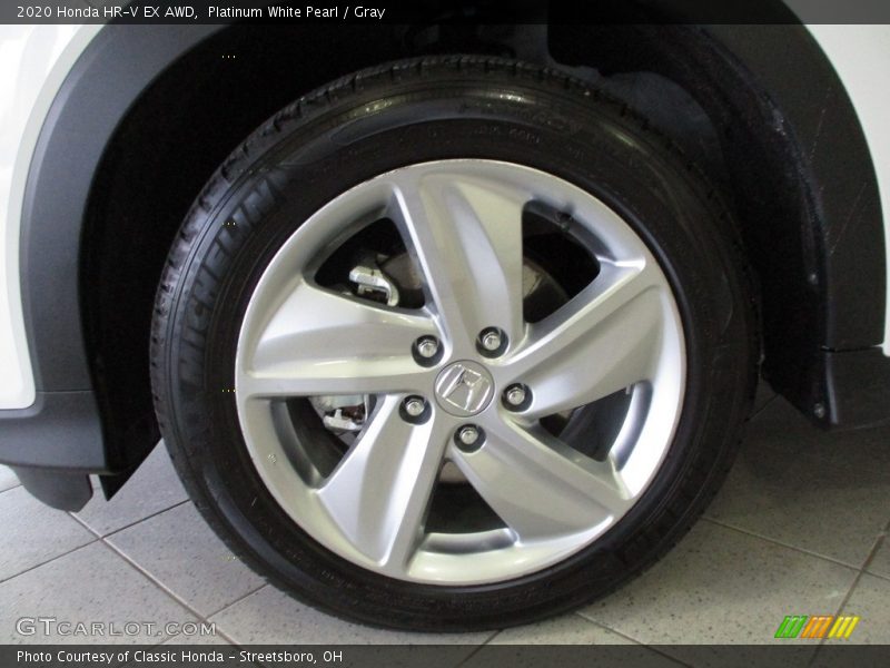 Platinum White Pearl / Gray 2020 Honda HR-V EX AWD