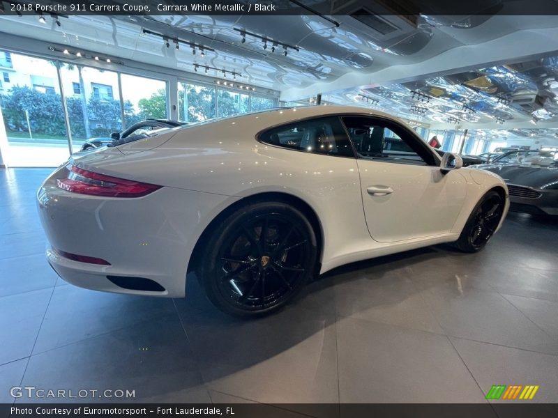 Carrara White Metallic / Black 2018 Porsche 911 Carrera Coupe