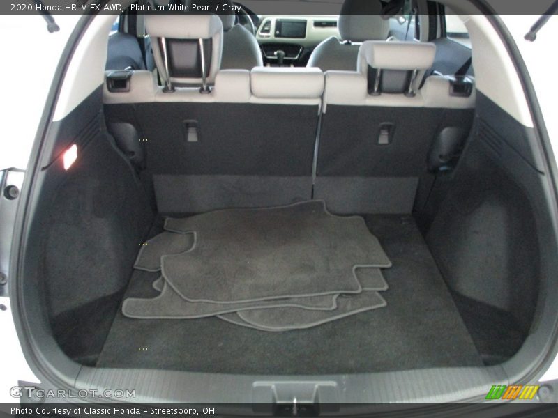 Platinum White Pearl / Gray 2020 Honda HR-V EX AWD