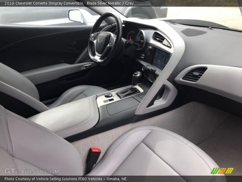 Front Seat of 2019 Corvette Stingray Convertible