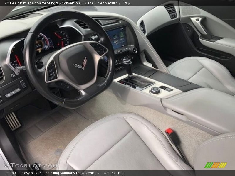 Front Seat of 2019 Corvette Stingray Convertible