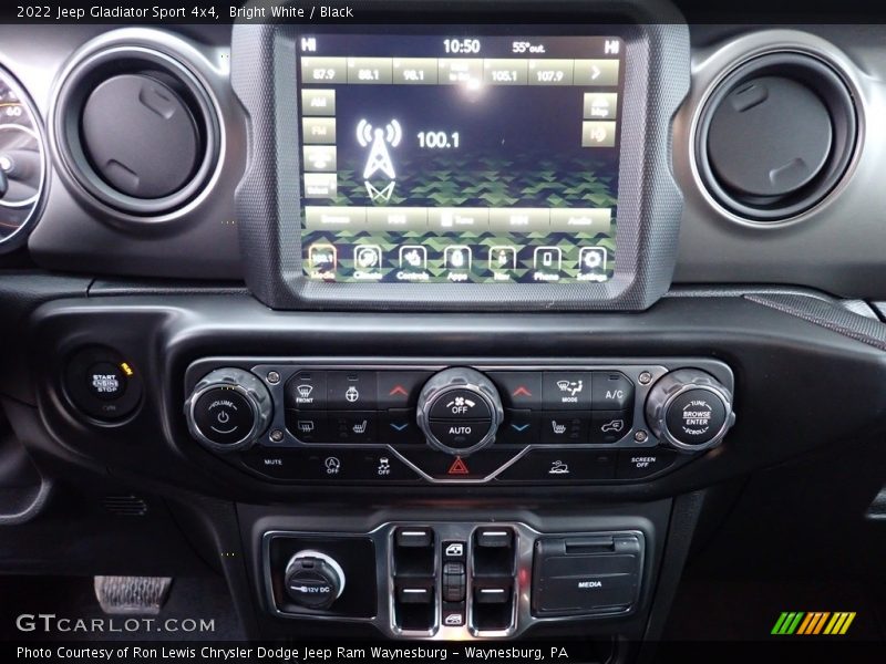 Bright White / Black 2022 Jeep Gladiator Sport 4x4