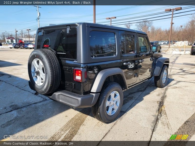 Black / Black 2022 Jeep Wrangler Unlimited Willys Sport 4x4