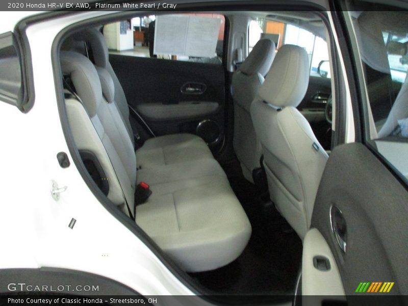 Platinum White Pearl / Gray 2020 Honda HR-V EX AWD
