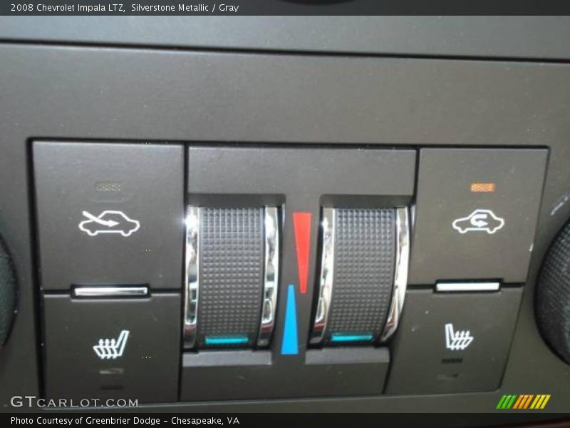 Silverstone Metallic / Gray 2008 Chevrolet Impala LTZ