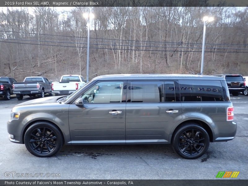 Magnetic / Charcoal Black 2019 Ford Flex SEL AWD