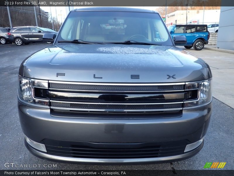 Magnetic / Charcoal Black 2019 Ford Flex SEL AWD