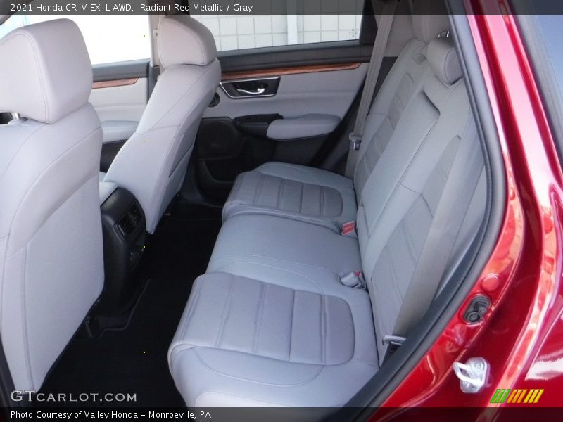 Radiant Red Metallic / Gray 2021 Honda CR-V EX-L AWD
