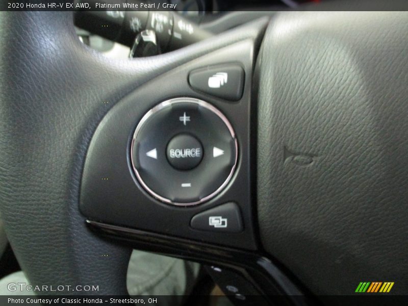 Platinum White Pearl / Gray 2020 Honda HR-V EX AWD