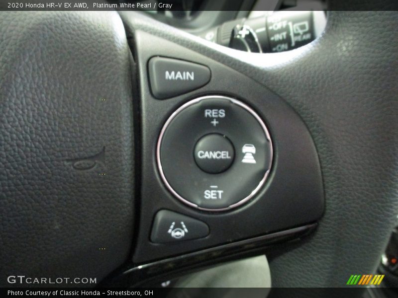 Platinum White Pearl / Gray 2020 Honda HR-V EX AWD