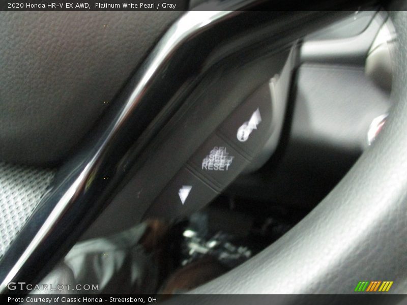 Platinum White Pearl / Gray 2020 Honda HR-V EX AWD