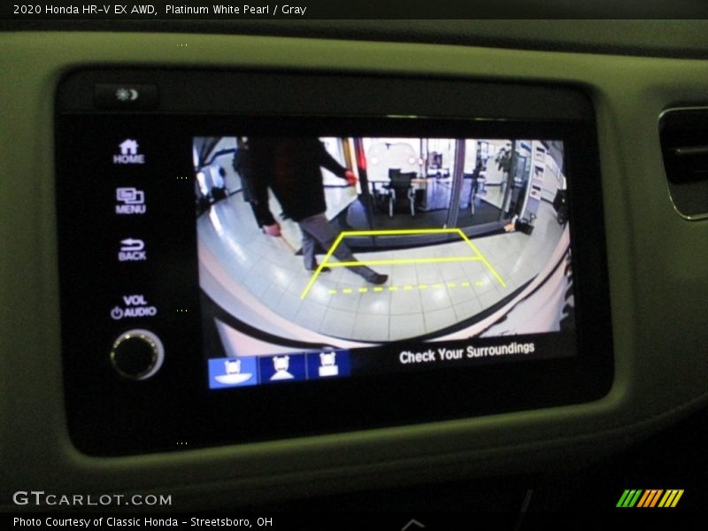 Platinum White Pearl / Gray 2020 Honda HR-V EX AWD