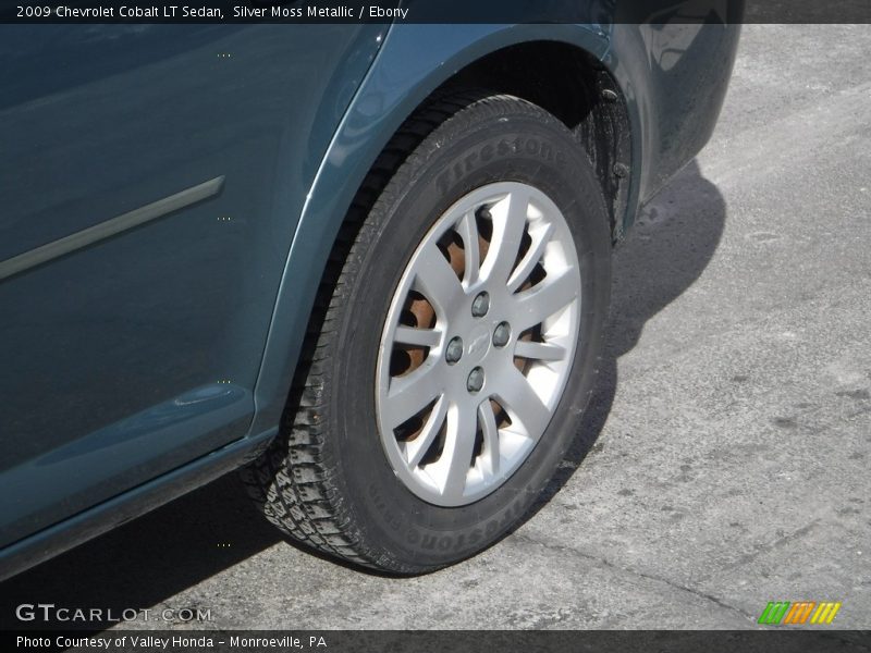 Silver Moss Metallic / Ebony 2009 Chevrolet Cobalt LT Sedan