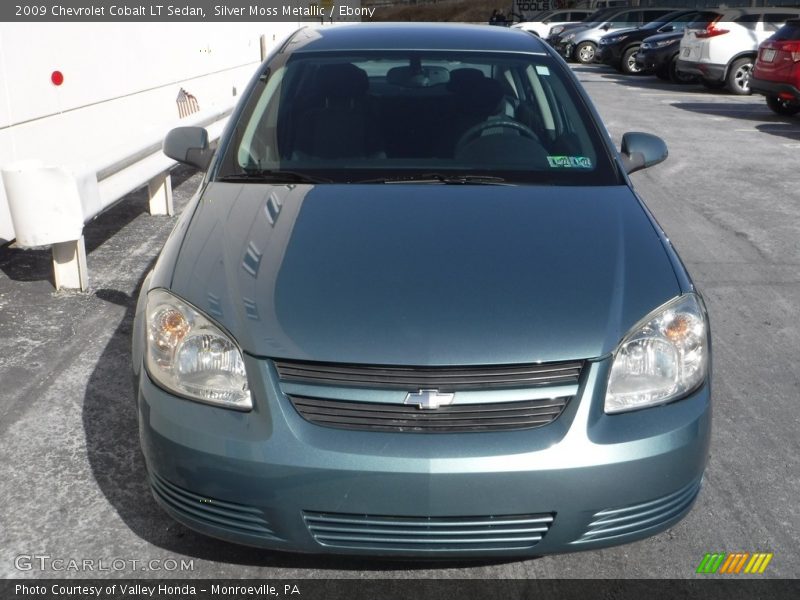 Silver Moss Metallic / Ebony 2009 Chevrolet Cobalt LT Sedan