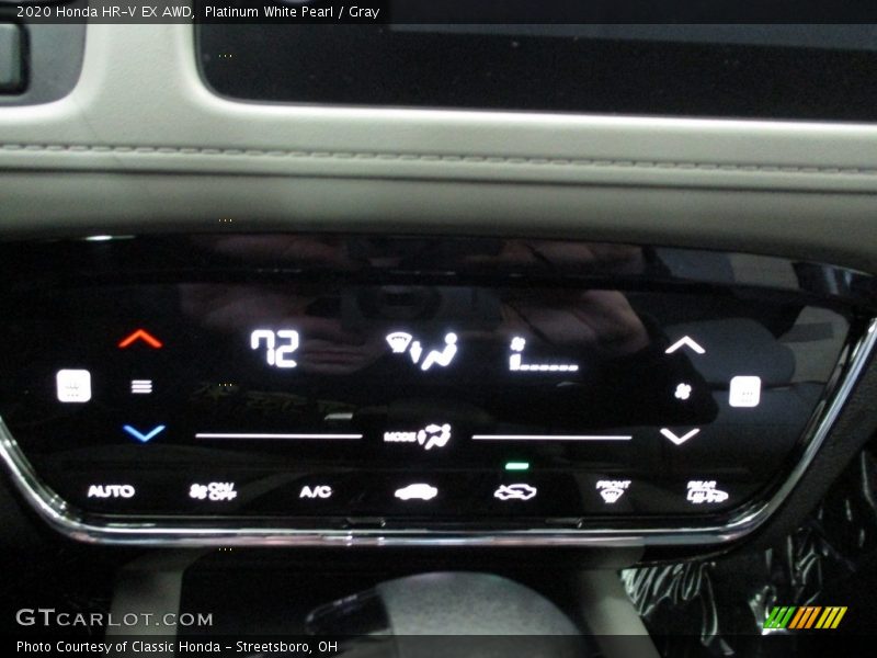 Platinum White Pearl / Gray 2020 Honda HR-V EX AWD