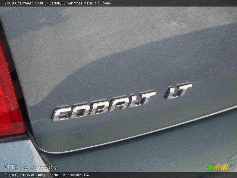 Silver Moss Metallic / Ebony 2009 Chevrolet Cobalt LT Sedan
