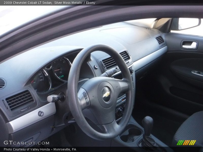 Silver Moss Metallic / Ebony 2009 Chevrolet Cobalt LT Sedan