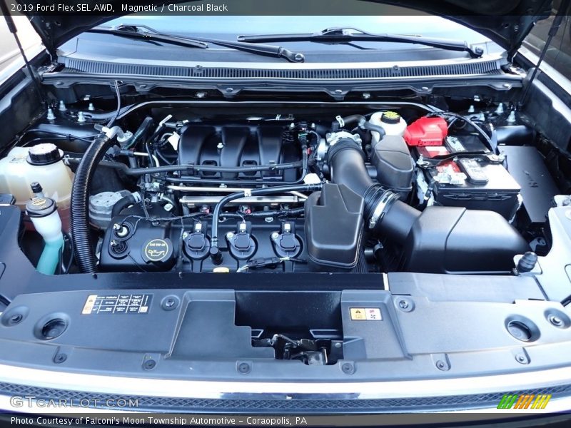 Magnetic / Charcoal Black 2019 Ford Flex SEL AWD