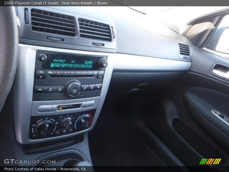 Silver Moss Metallic / Ebony 2009 Chevrolet Cobalt LT Sedan