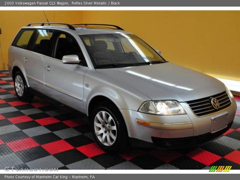 Reflex Silver Metallic / Black 2003 Volkswagen Passat GLS Wagon