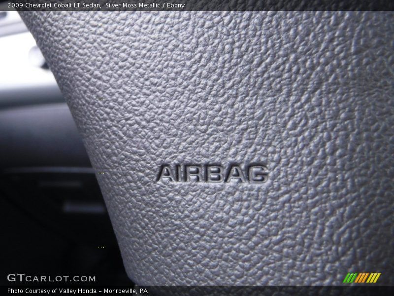 Silver Moss Metallic / Ebony 2009 Chevrolet Cobalt LT Sedan