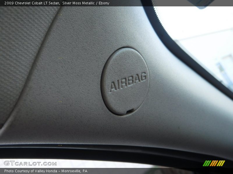 Silver Moss Metallic / Ebony 2009 Chevrolet Cobalt LT Sedan