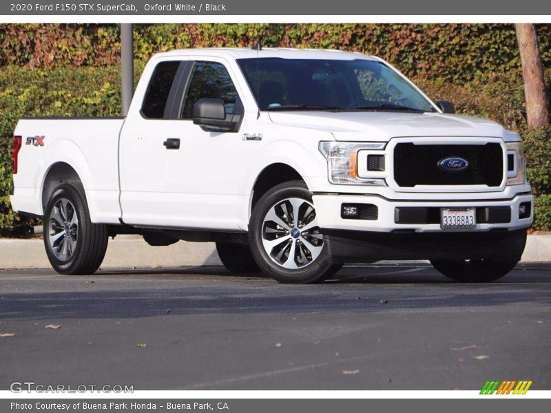 Oxford White / Black 2020 Ford F150 STX SuperCab