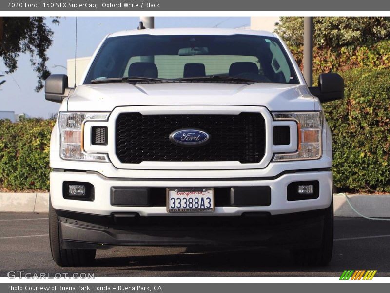 Oxford White / Black 2020 Ford F150 STX SuperCab