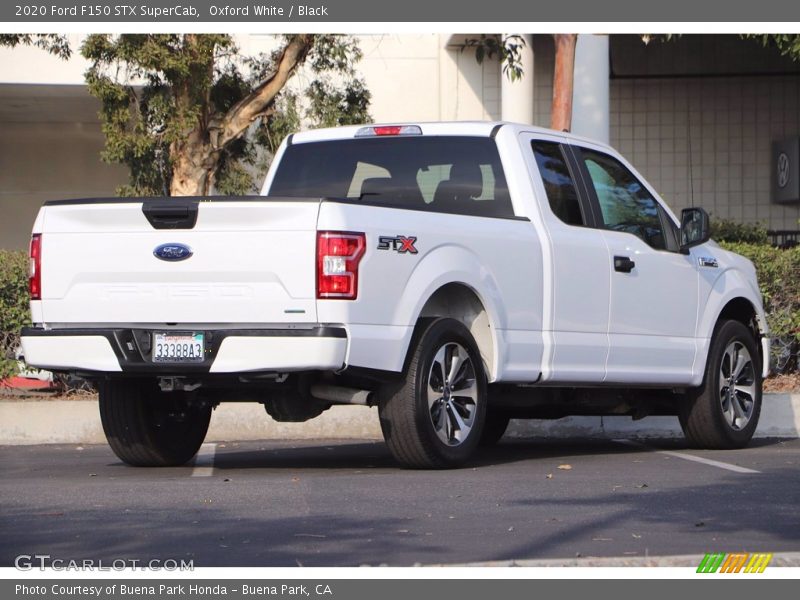 Oxford White / Black 2020 Ford F150 STX SuperCab