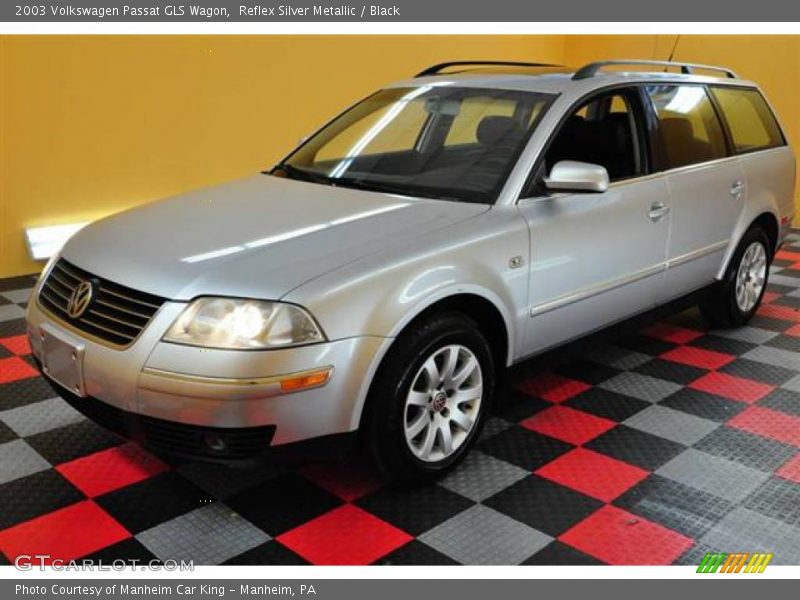 Reflex Silver Metallic / Black 2003 Volkswagen Passat GLS Wagon
