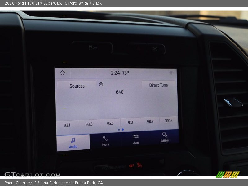 Oxford White / Black 2020 Ford F150 STX SuperCab