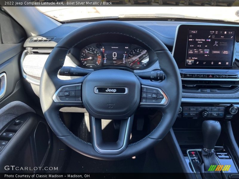 Billet Silver Metallic / Black 2022 Jeep Compass Latitude 4x4